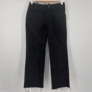 Ben Davis Black Workwear Pants Size 29 Raw Hem Poly Cotton Streetwear
